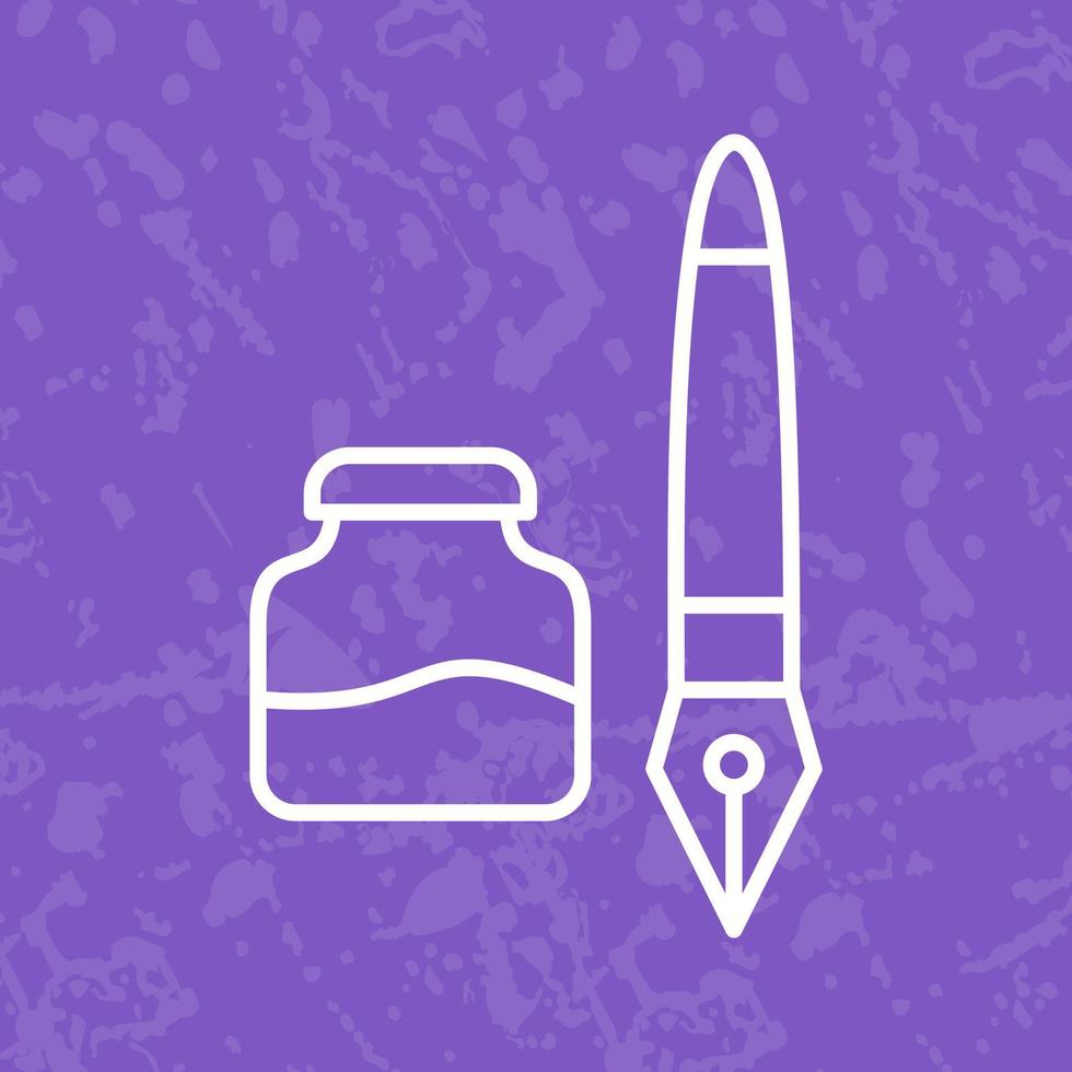 Ink and Pen Vector Icon