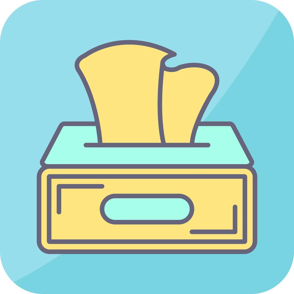 Tissue Box Vector Icon