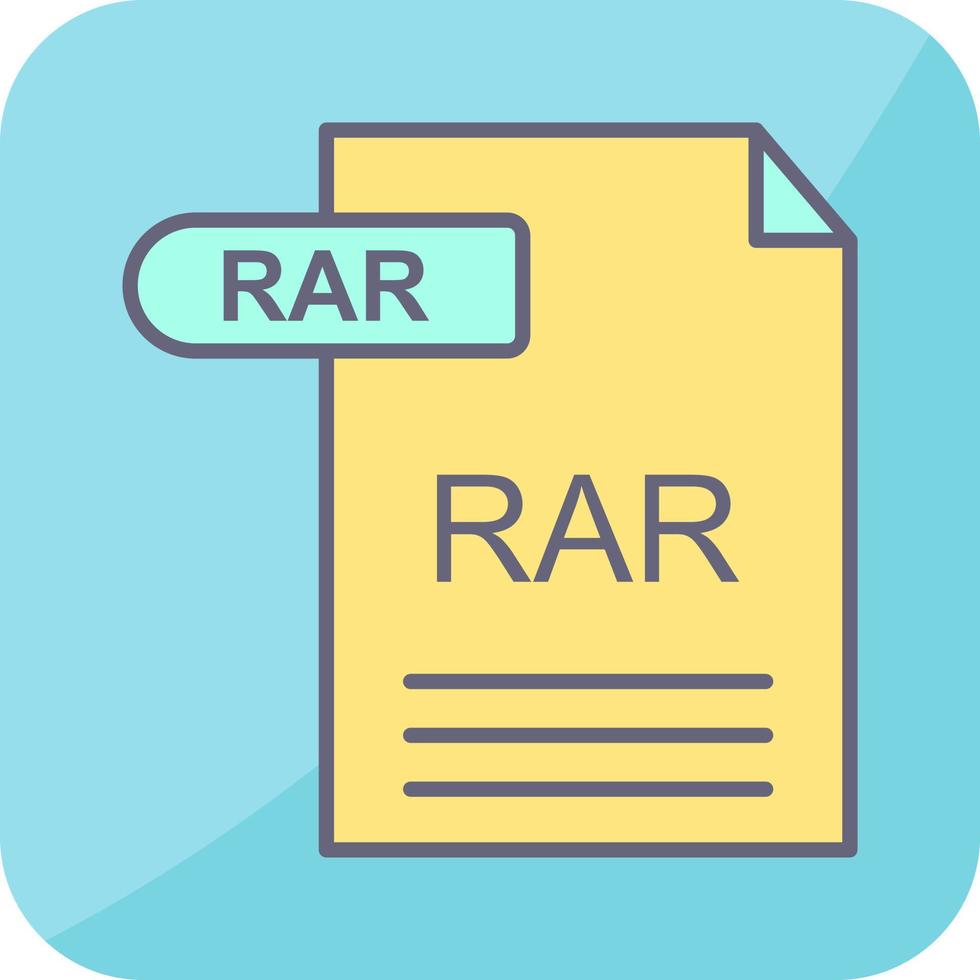 RAR Vector Icon