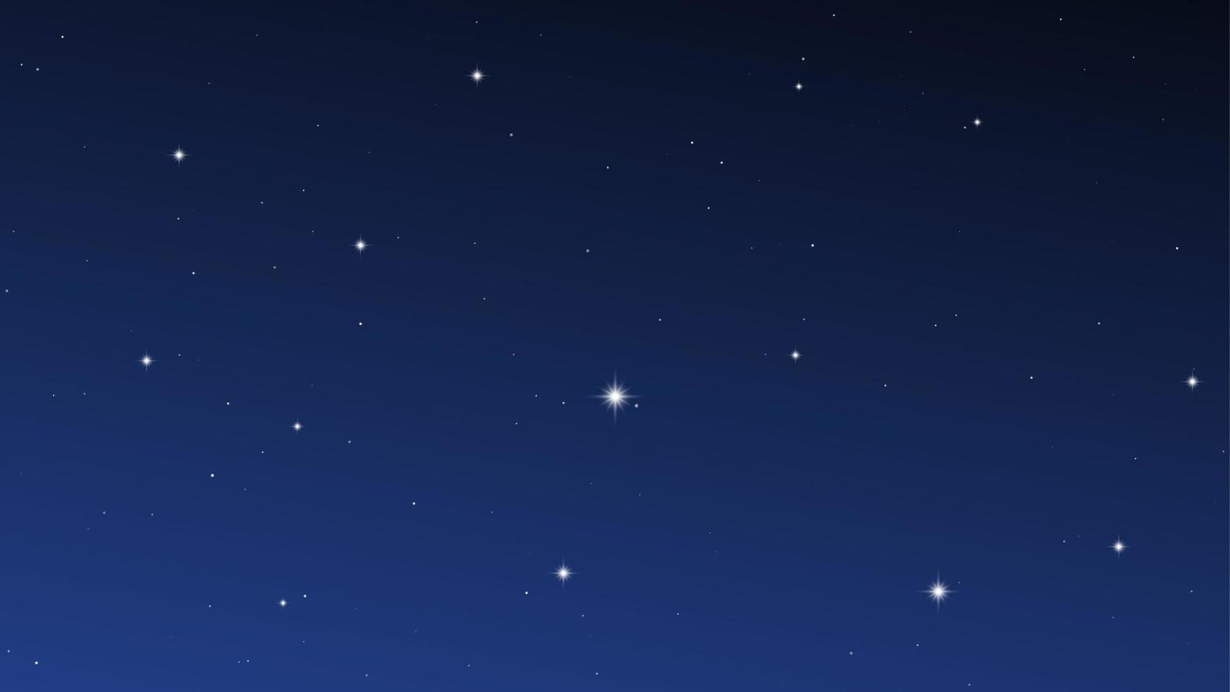 cielo nocturno con muchas estrellas. fondo de naturaleza abstracta con polvo de estrellas en el universo profundo. ilustración vectorial vector