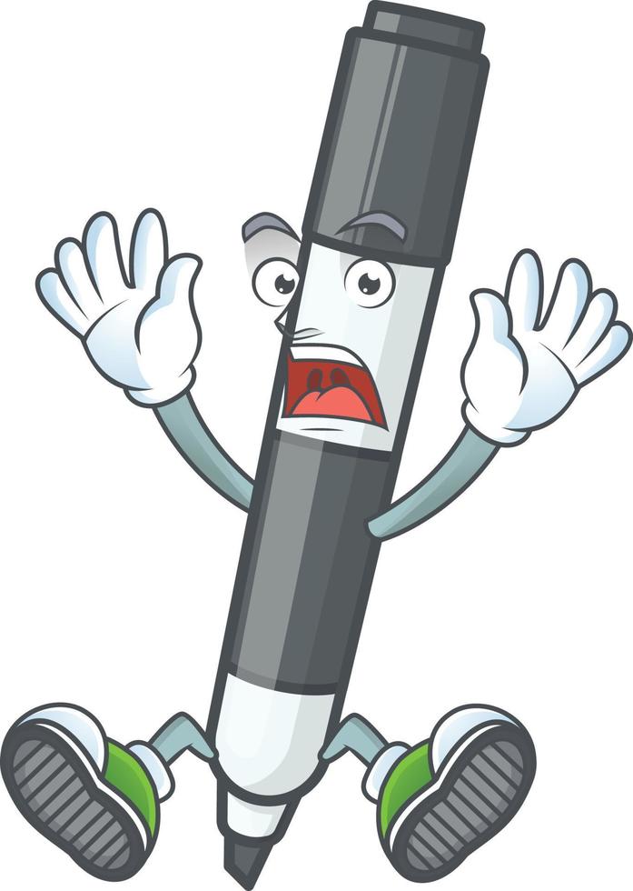 Black White Board Marker Vector