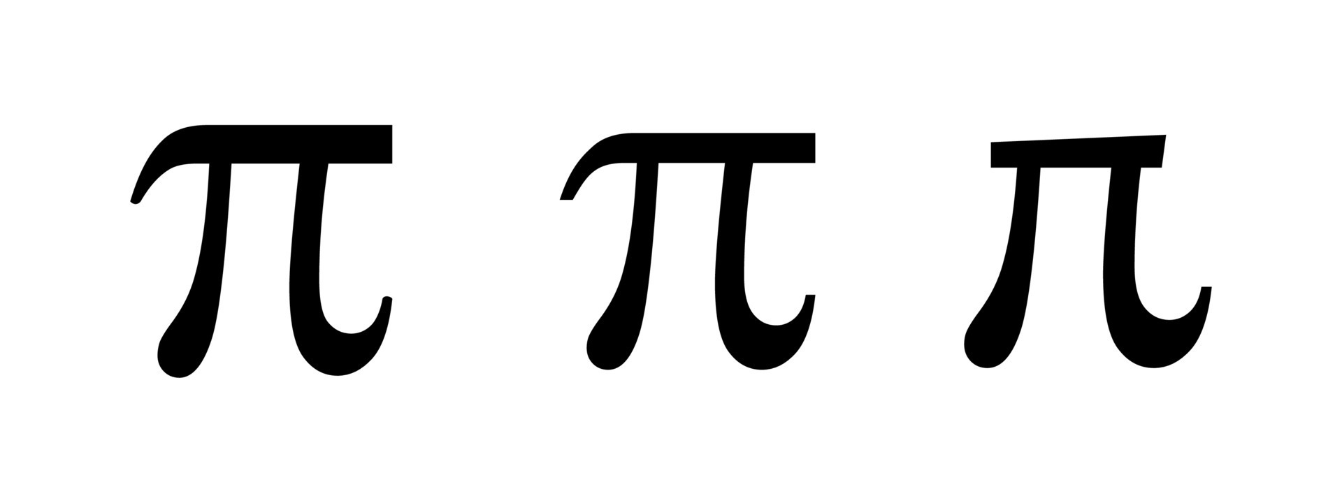vector de icono de símbolo de matemáticas pi sobre fondo blanco 18811092 Vector en Vecteezy