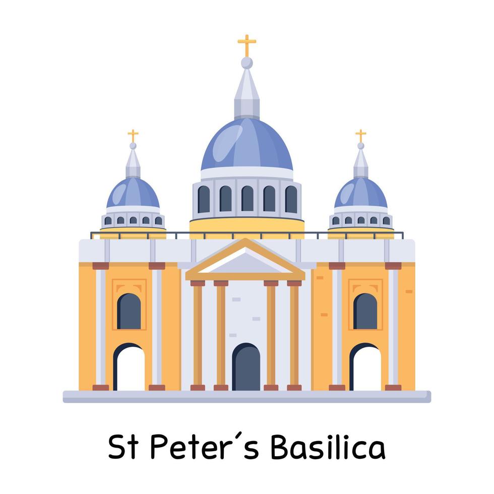 Basílica de San Pedro vector