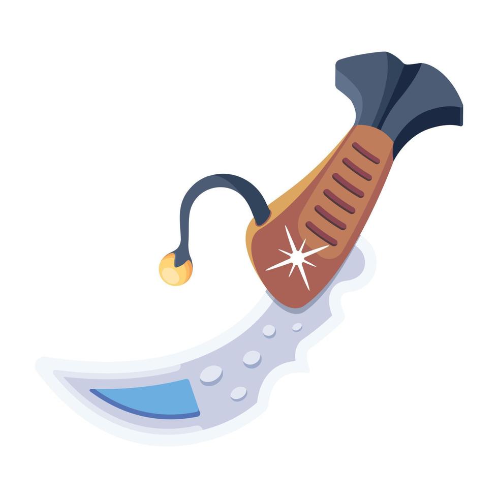 Trendy Dagger Concepts vector