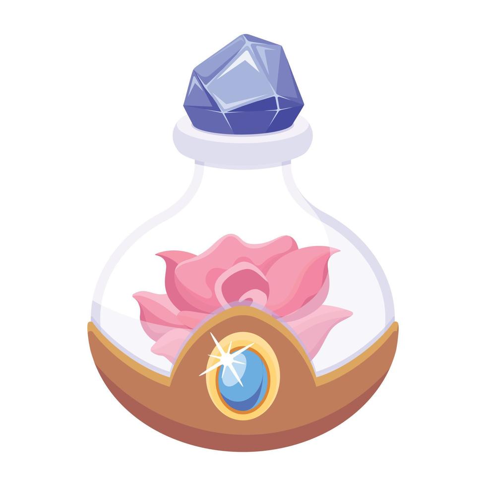 Trendy Flower Elixir vector