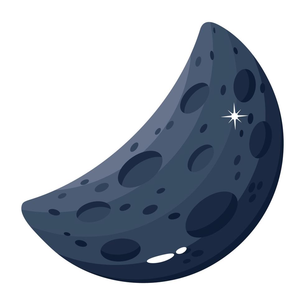 Trendy Moon Eclipse vector