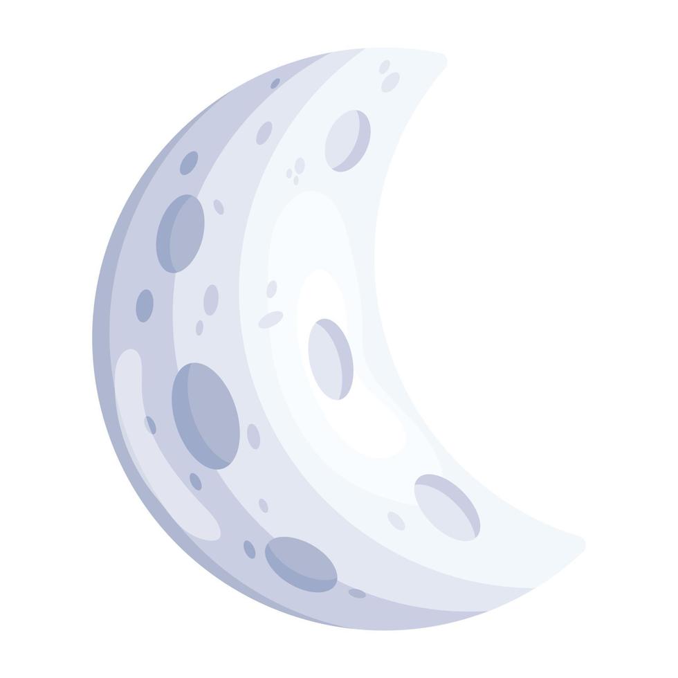 Trendy Moon Planet vector