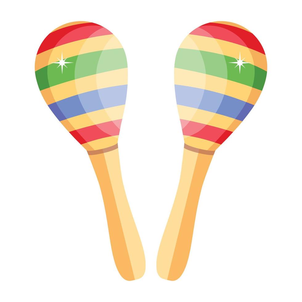 conceptos de maracas de moda vector