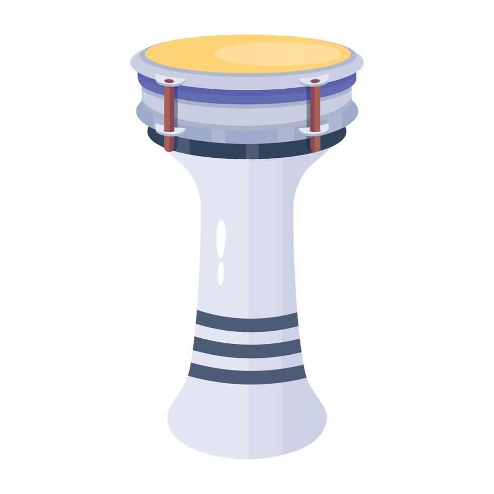 Trendy Darbuka Concepts vector