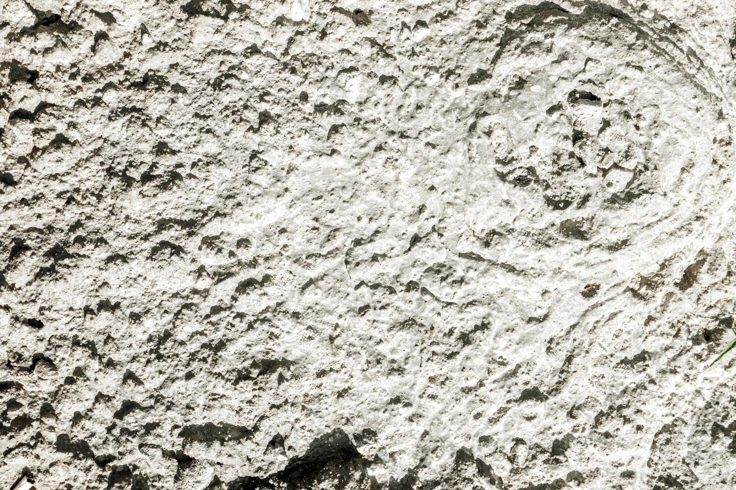 Top view and texture of cement.It looks like the surface of the moon. photo