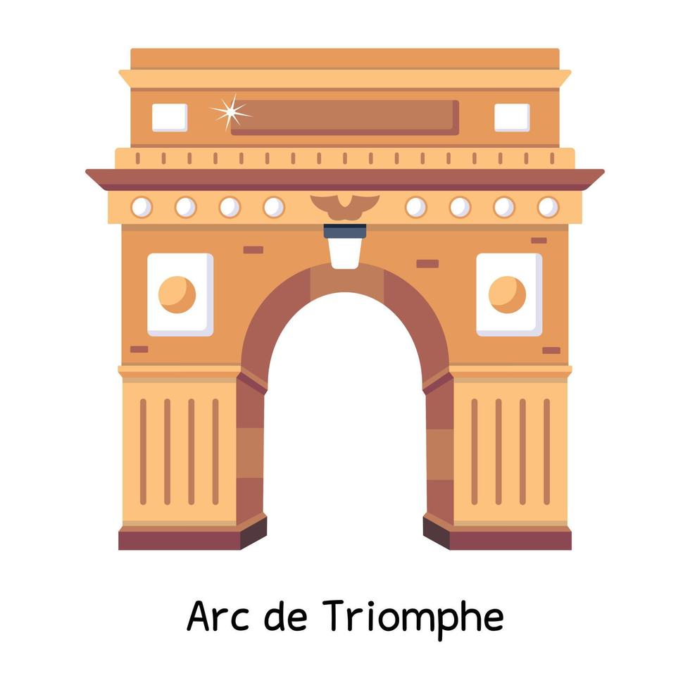 Arc de Triomphe vector