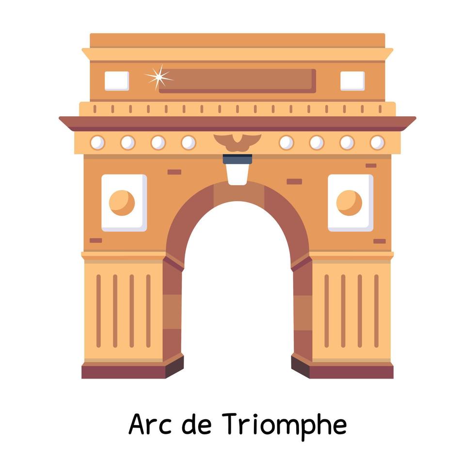 Arco del Triunfo vector