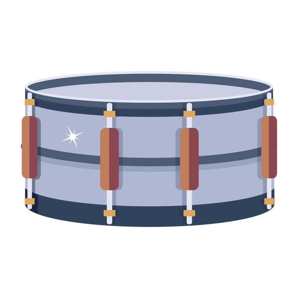 Trendy Snare Drum vector