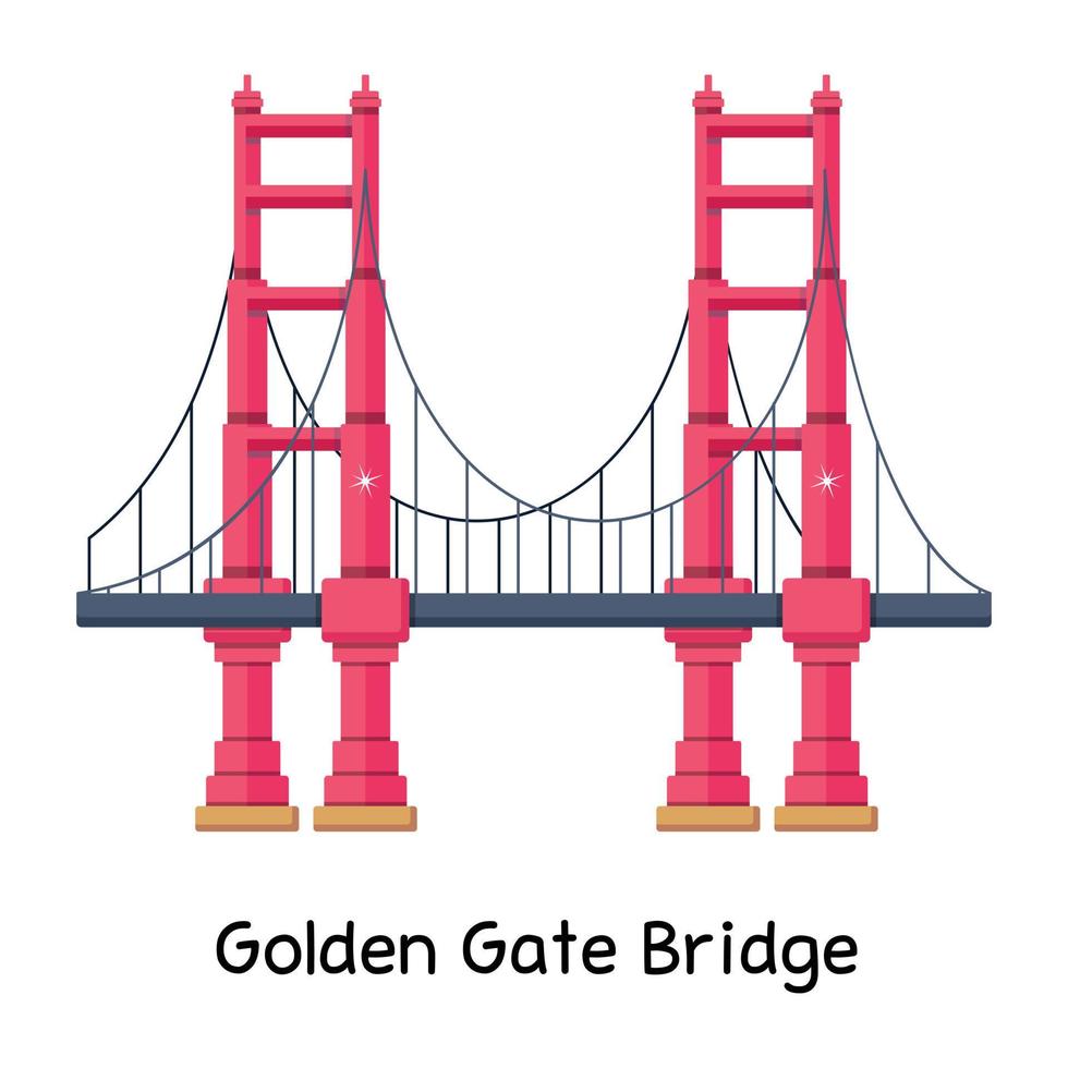 Golden Gate Bridge vector
