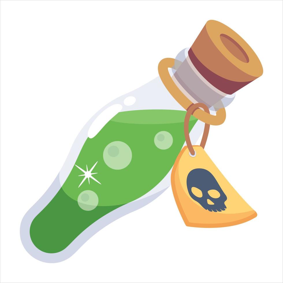 Trendy Potion Vial vector