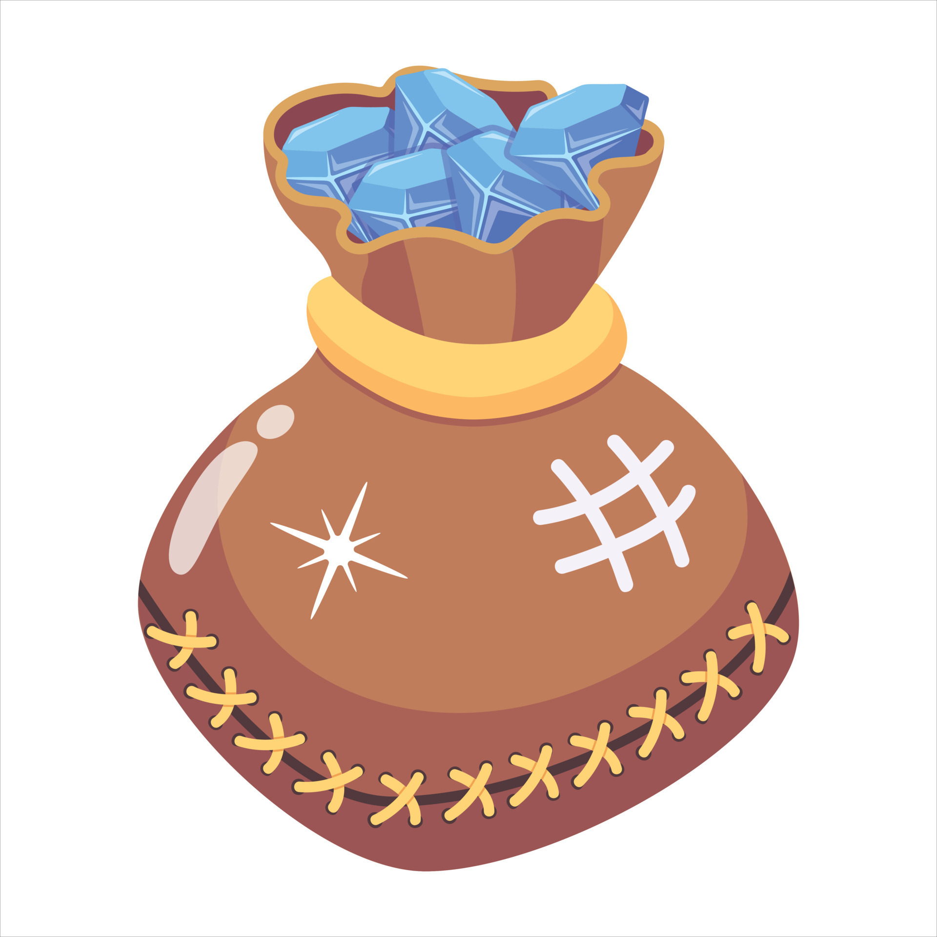 Trendy Diamonds Sack 18812014 Vector Art at Vecteezy