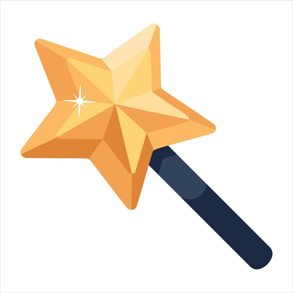 Trendy Star Wand vector