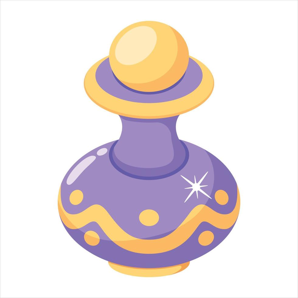Trendy Potion Bottle vector