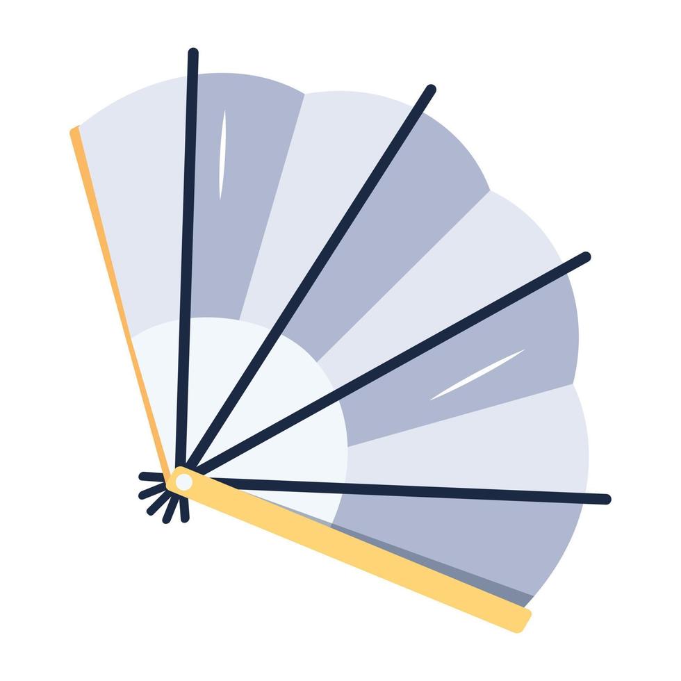 Trendy Handheld Fan vector