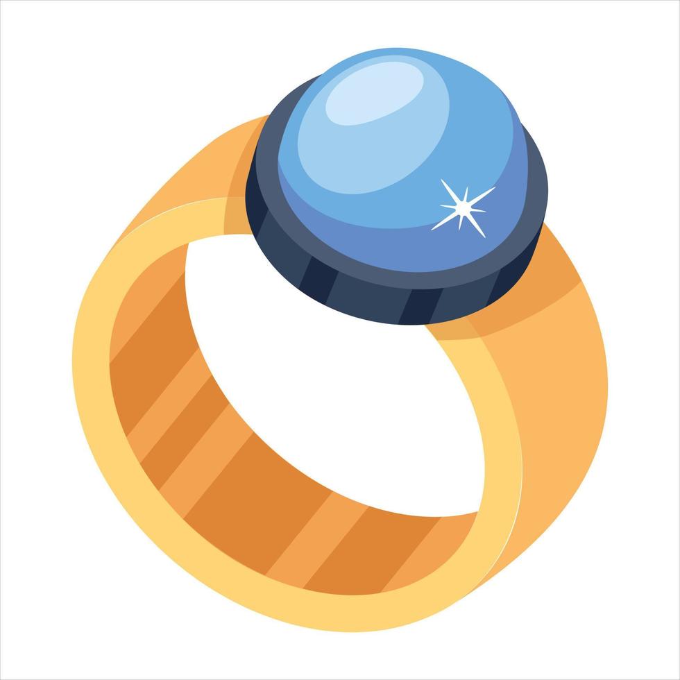 Trendy Magic Ring vector