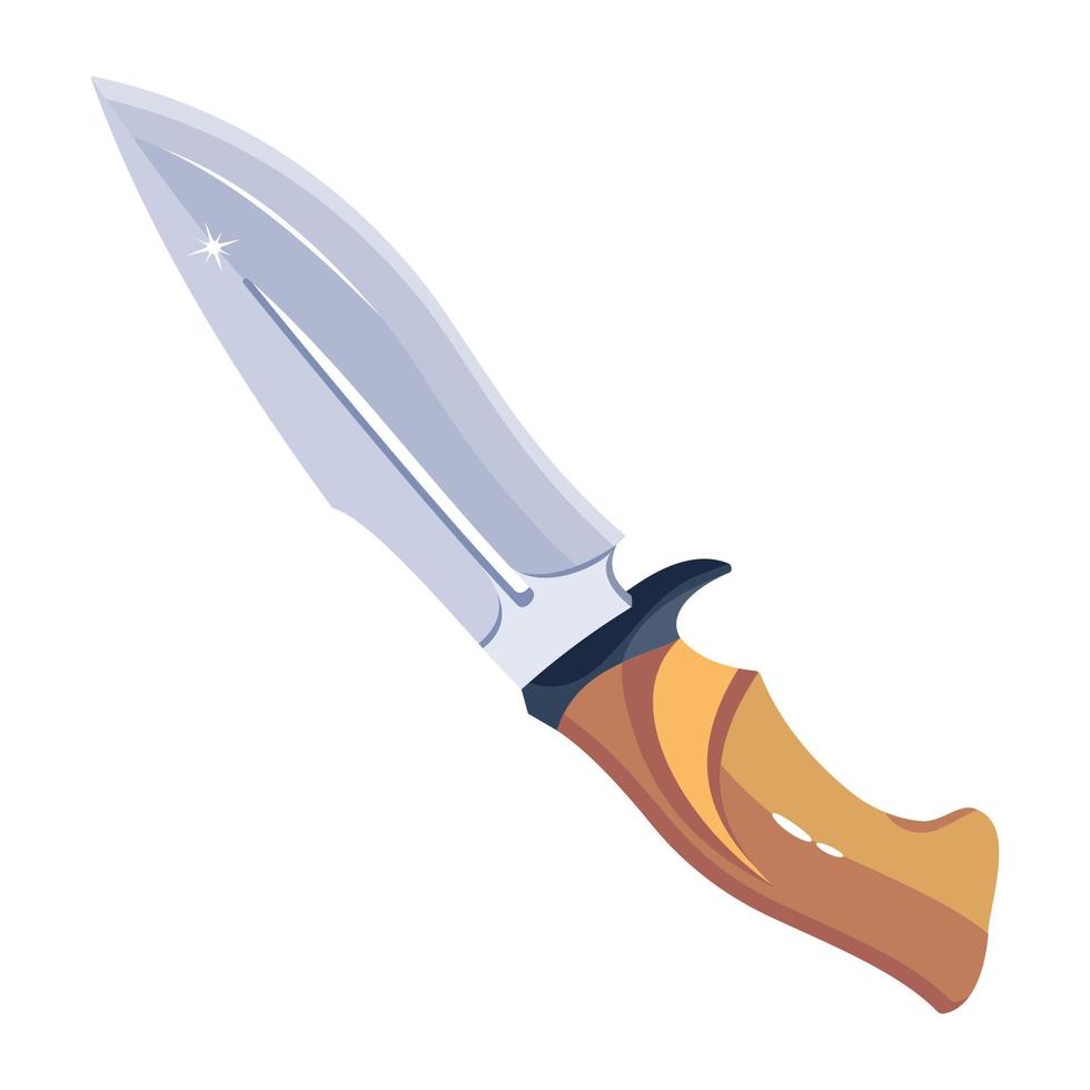 Trendy Pocket Knife vector