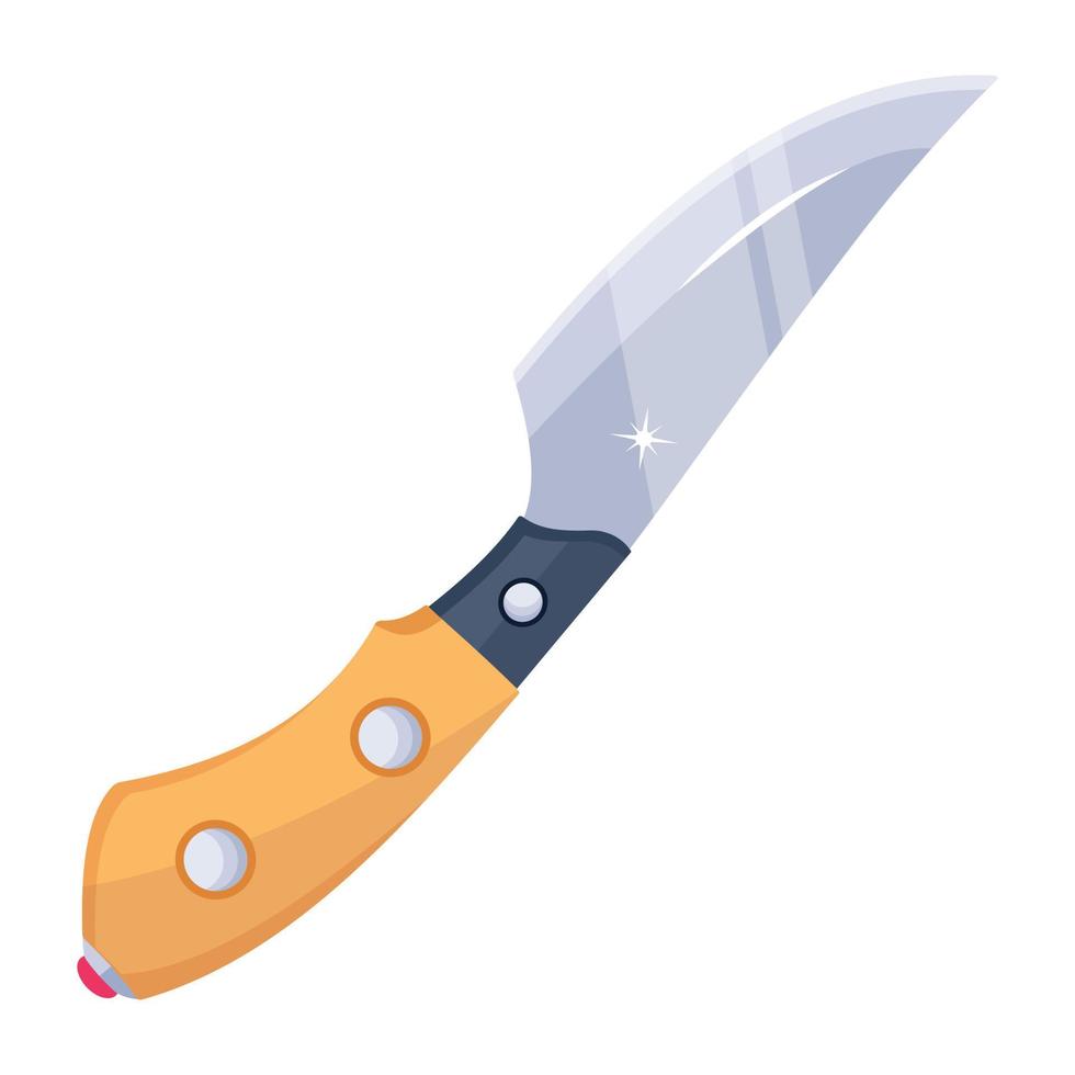 Trendy Knife Blade vector
