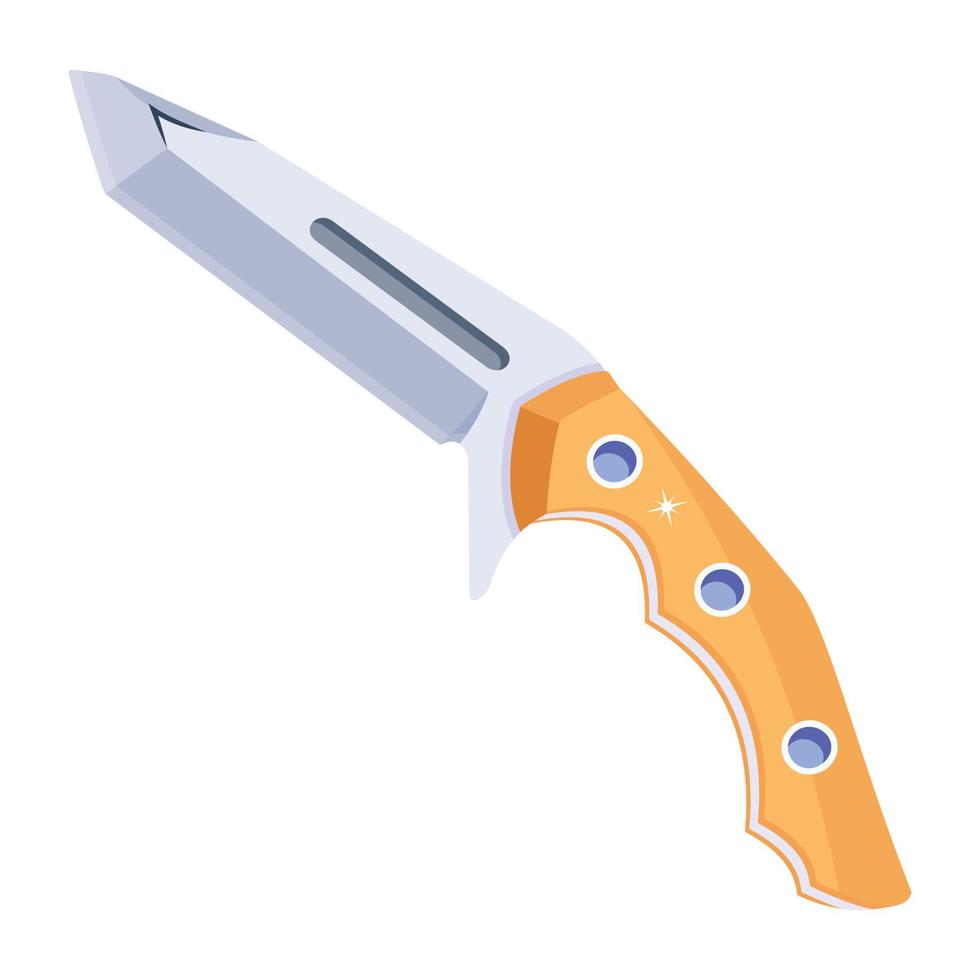 Trendy Sharp Blade vector