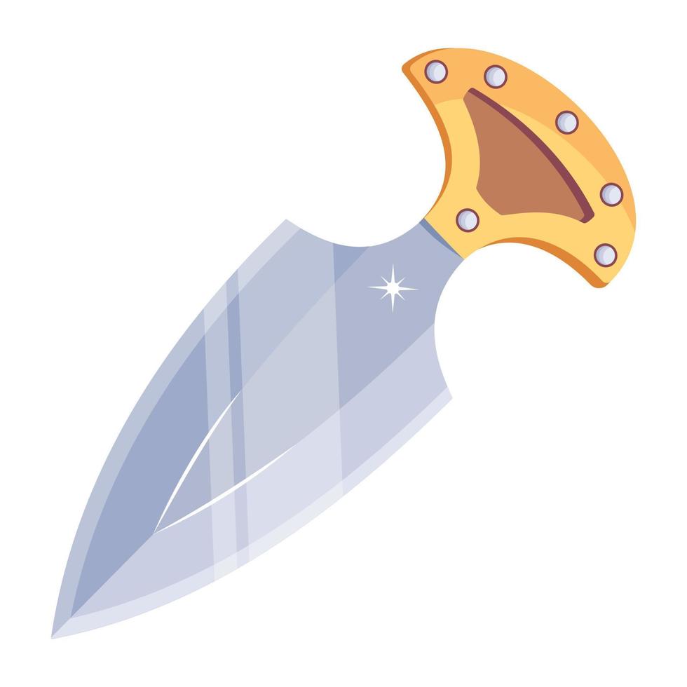 Trendy Bonder Knife vector