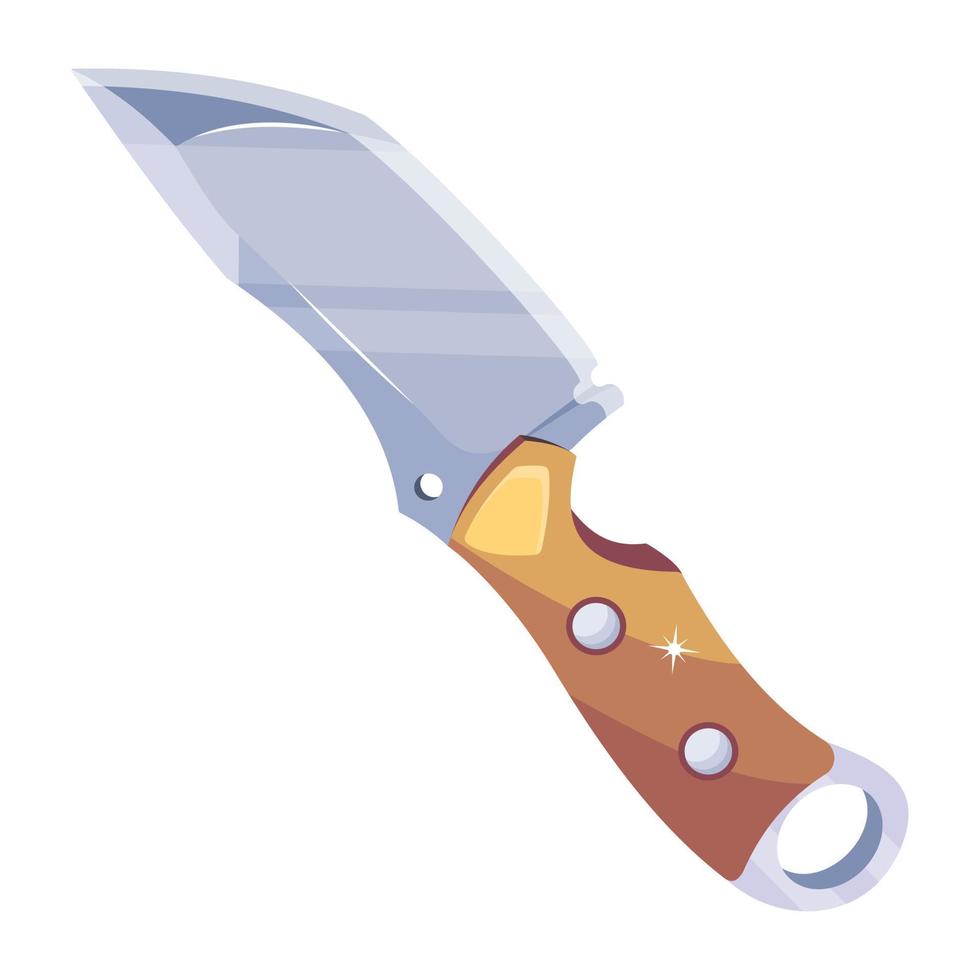 cuchillo espartano de moda vector