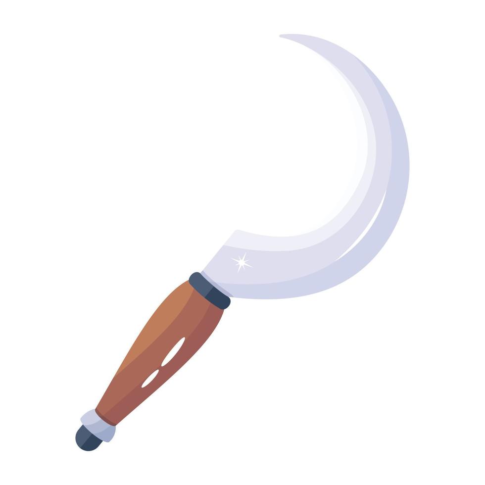 Trendy Sickle Concepts vector