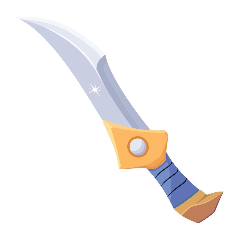 cuchillo espartano de moda vector