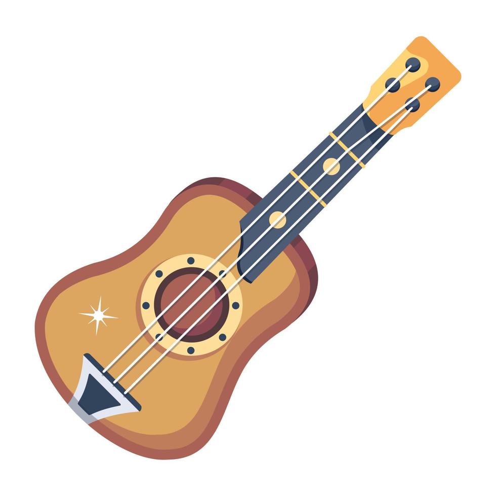 conceptos de guitarra de moda vector