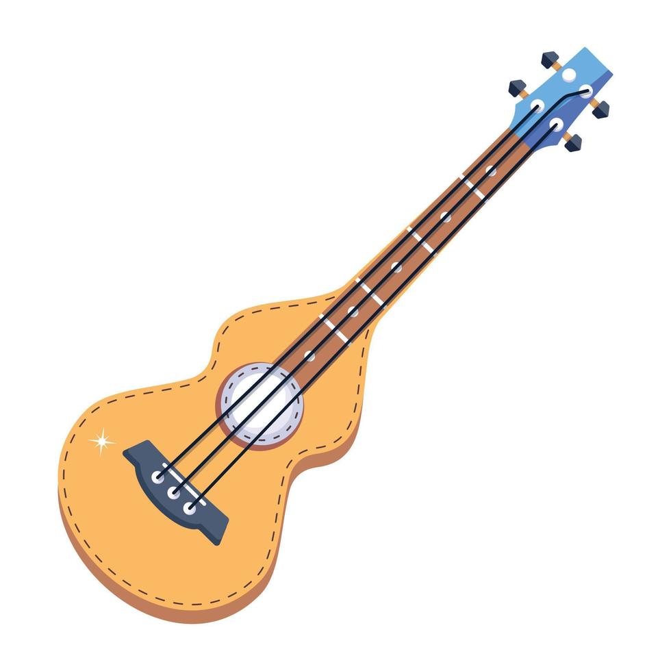 guitarra acustica de moda vector