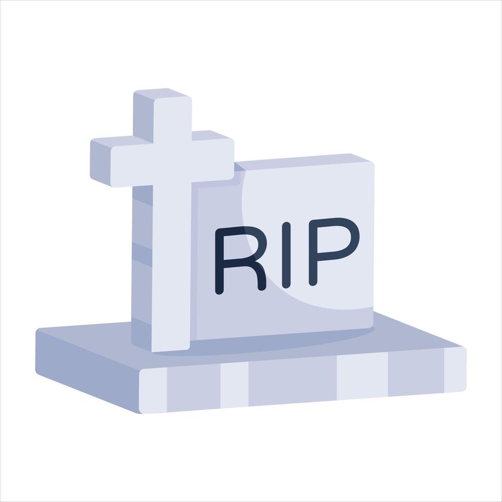 Trendy RIP Concepts vector