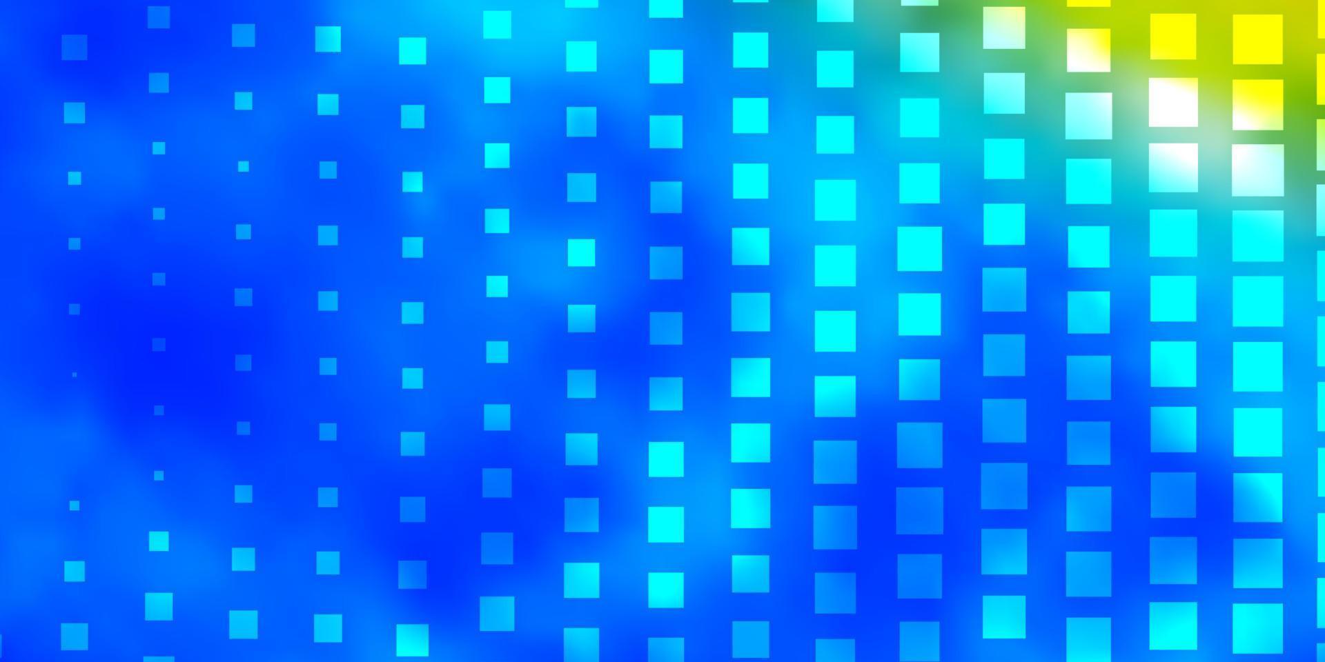 Light Blue, Yellow vector layout with lines, rectangles.