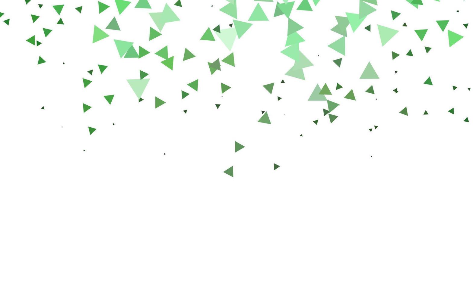 Light Green vector template with crystals, triangles.