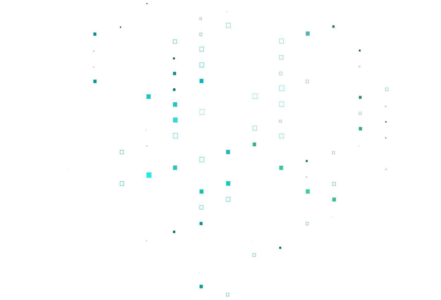 Light Blue, Green vector background with rectangles.