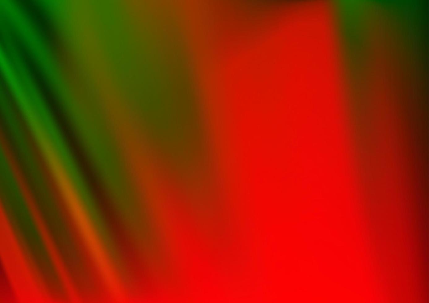 Light Green, Red vector background with curved circles.