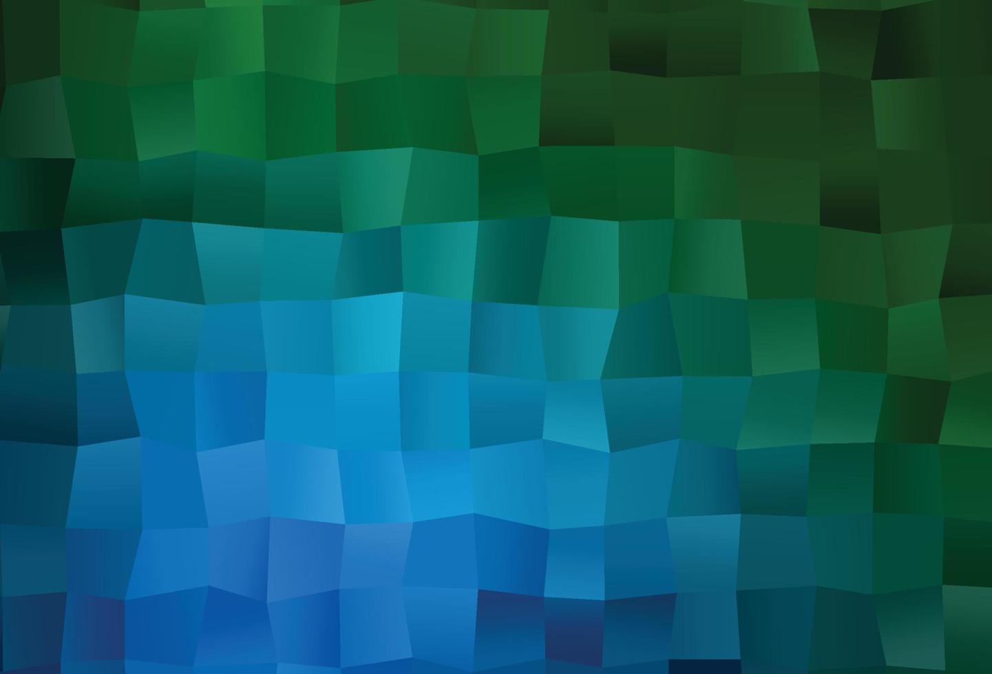 Dark Blue, Green vector abstract polygonal cover.