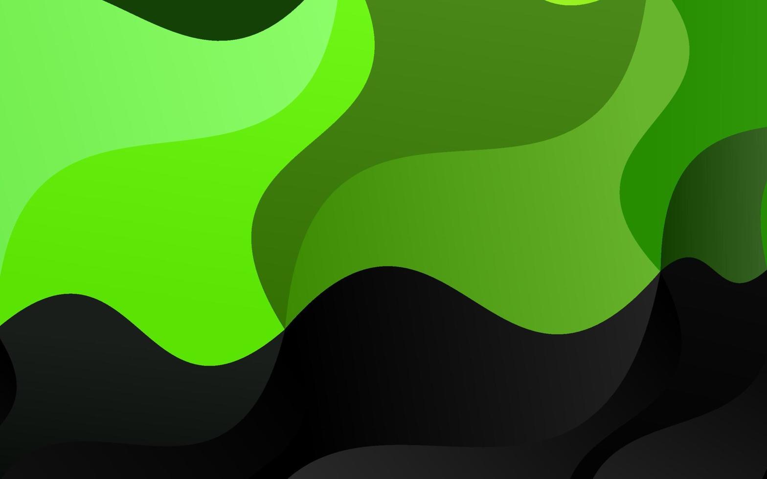 Light Green vector template with bubble shapes.