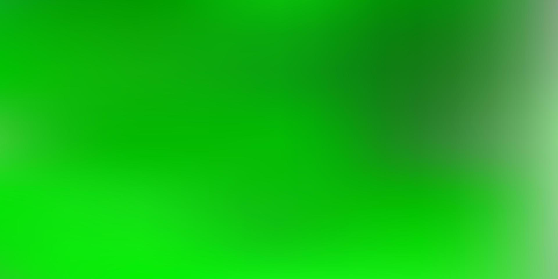 diseño de desenfoque abstracto de vector verde claro.