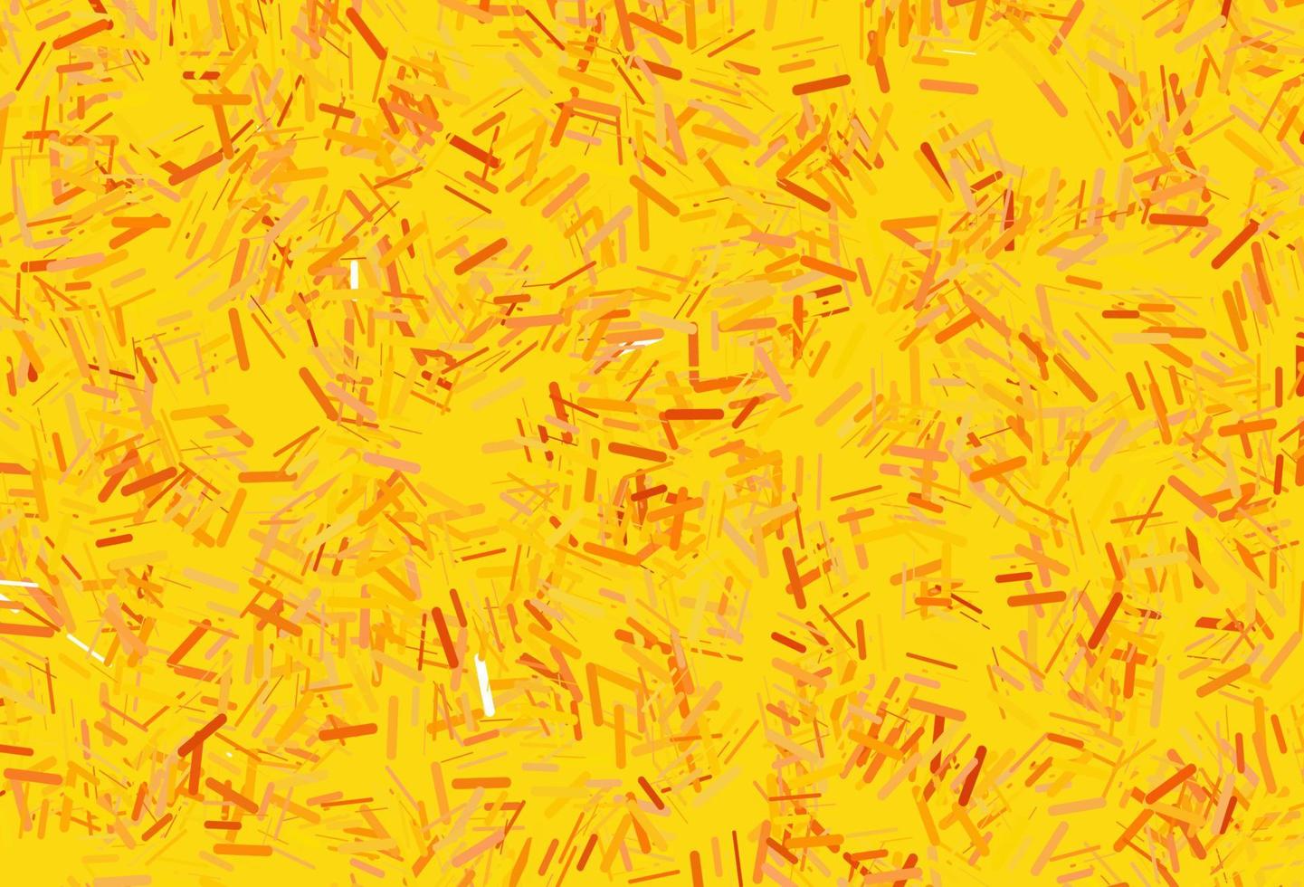 Dark yellow, orange vector background with straight lines.