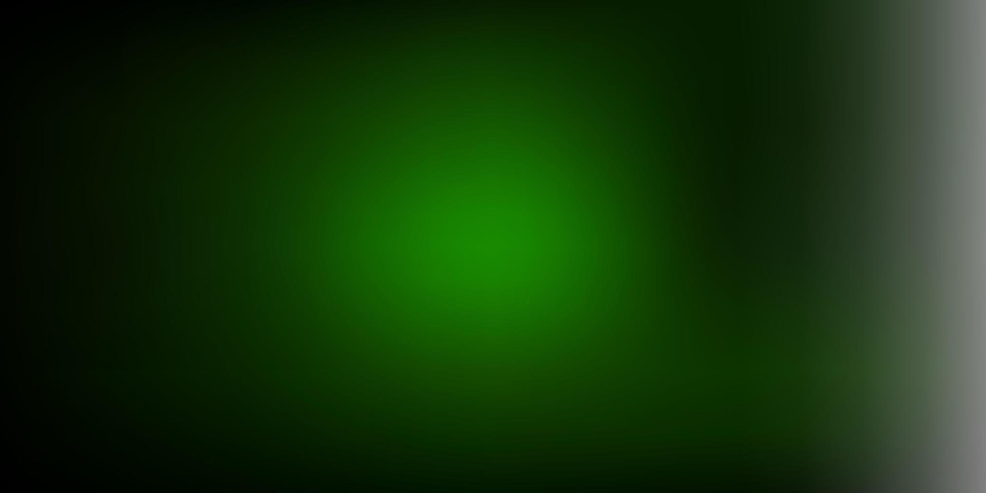 Dark green vector abstract blur background.