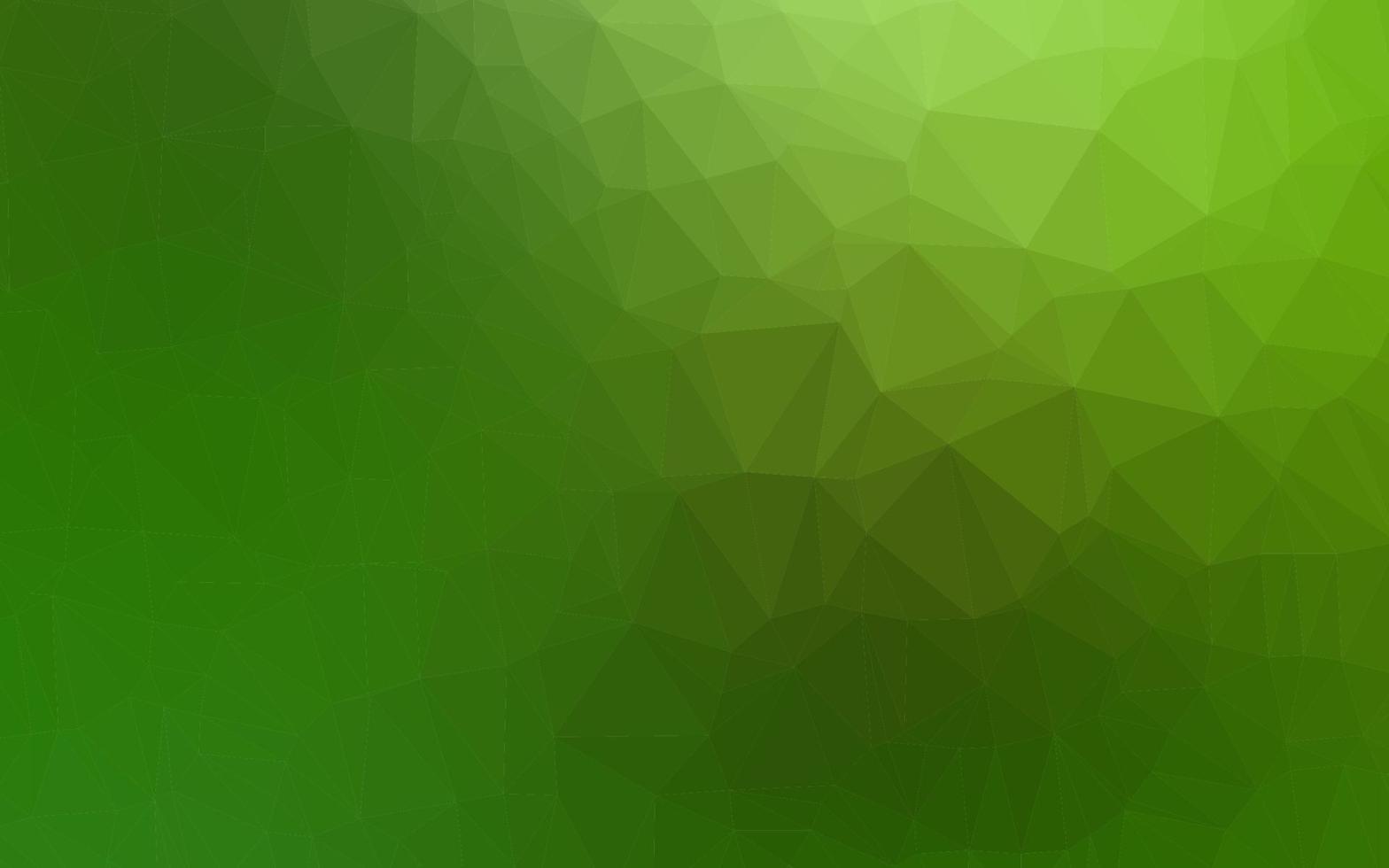 Light Green vector abstract mosaic pattern.