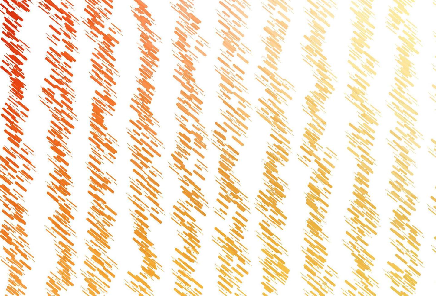 Light Yellow, Orange vector background with straight lines.