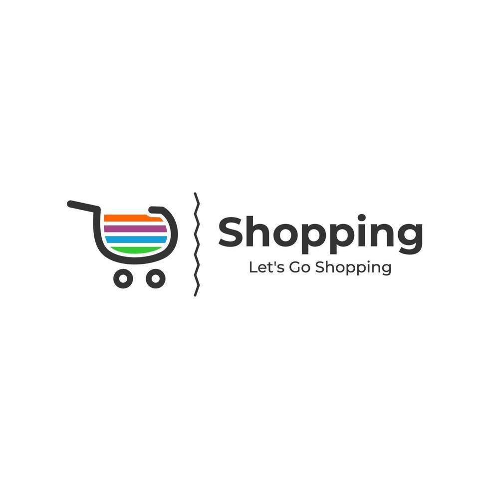 shopping cart logo icon vector Template