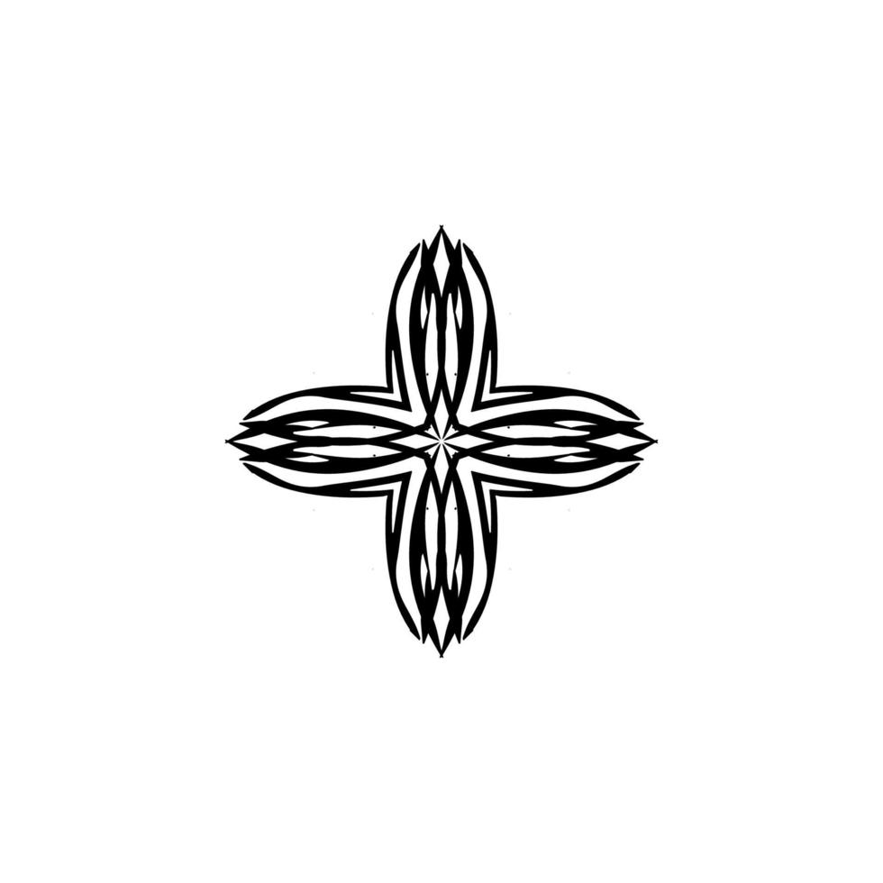 Plus icon. Cross sign. Simple style Christian holiday poster background symbol. Add button. Plus logo design element. Plus t-shirt printing. Vector for sticker.