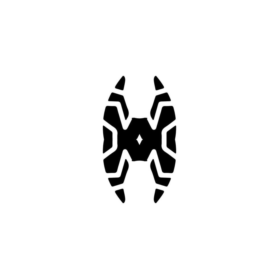 H icon. Simple style H company poster background symbol. H brand logo design element. H t-shirt printing. Vector for sticker.