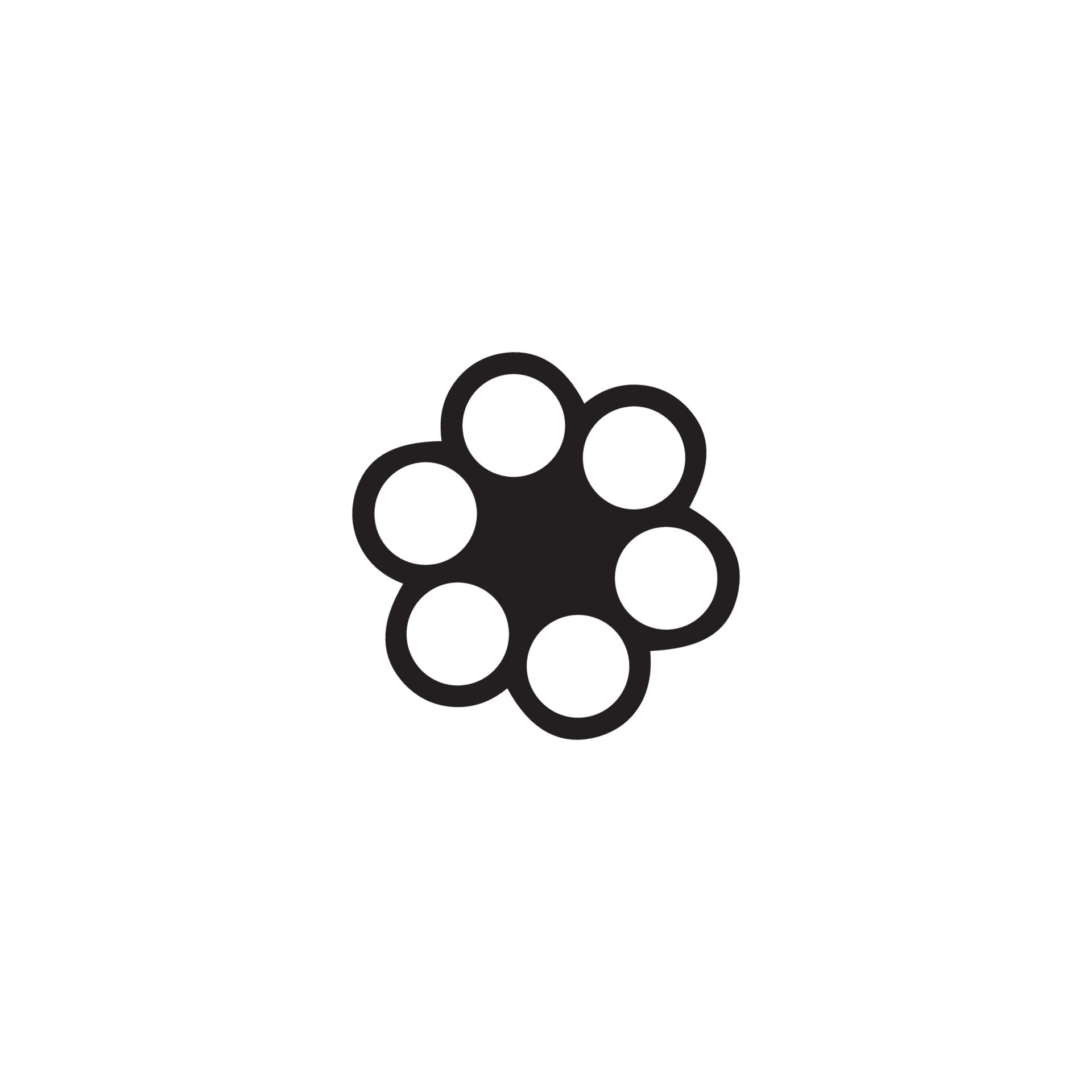 Revolver cylinder icon. Simple style weapon shop big sale background