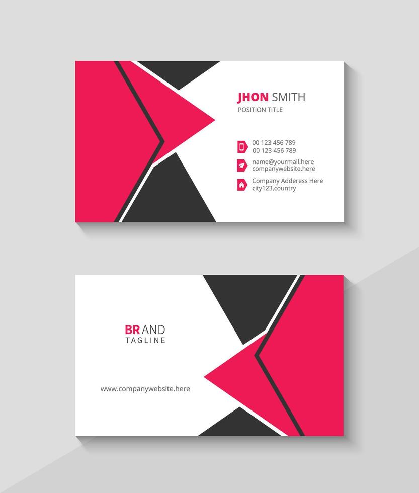 Business Card Design vector